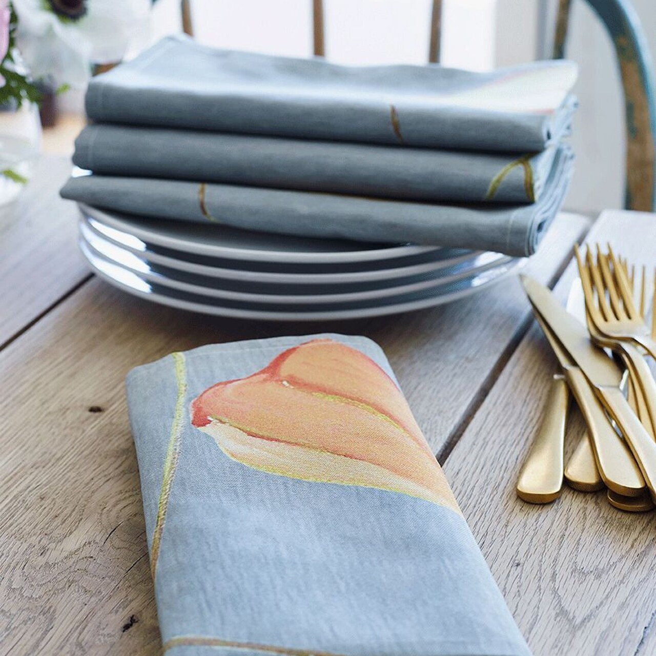 Edge Collections - Artistic Foldable Napkins for Table Décor
